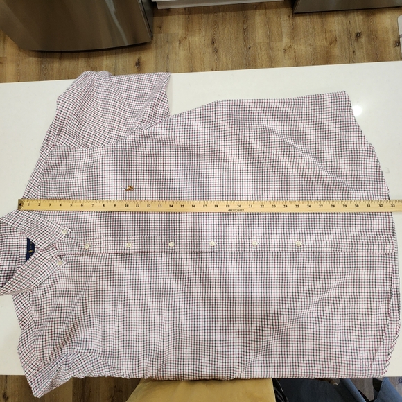 Ralph Lauren Shirt Mens XXL White Gingham Long Sleeve Flesh Pony Cotton NWOT - Picture 11 of 11